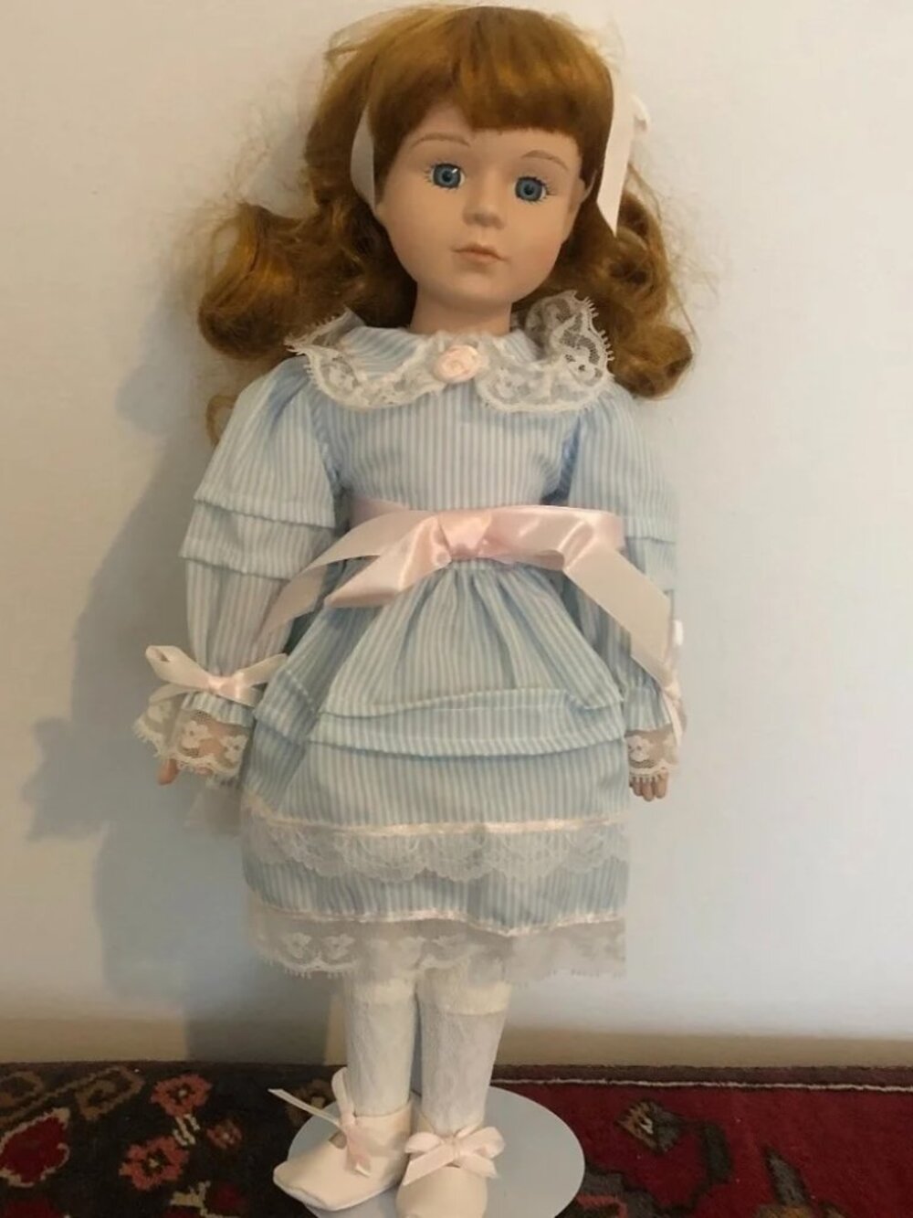 Porcelain Doll - including stand